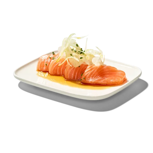 SALMON FENNEL SASHIMI 4PCS - lohi