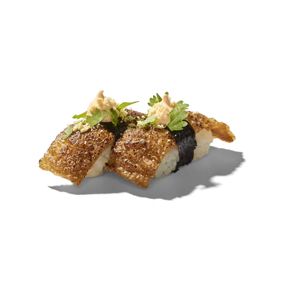 SPICY INARI NIGIRI - friteerattu marinoitu tofu